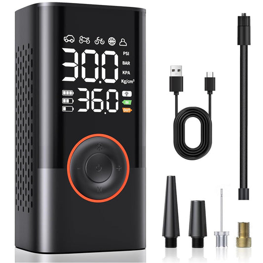 Hot selling wireless car inflation pump, electric intelligent portable off-road vehicle, bicycle tire, electric inflation pump