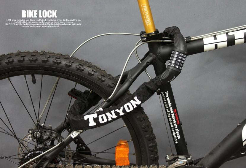 Bicycle lock, electric motorcycle, mountain bike, anti hydraulic shear, anti-theft chain, electric bike, tram chain lock